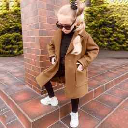 Girls long coat online