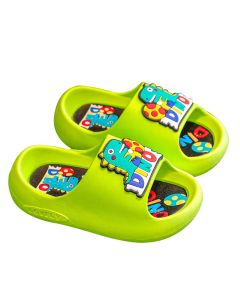 Green Fancy Essential Dino Baby Slides