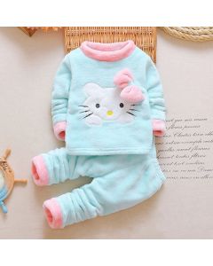 Charming Hello Kitty Print Baby Winter Clothes