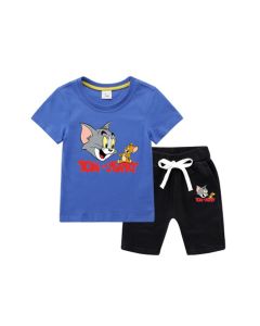 Blue Tom & Jerry Toddler Boy Clothing