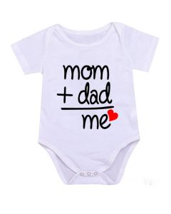 Cute MOM&DaD Newborn Romper