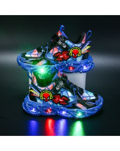 Spiderman Led Light Up Shoes For Boys