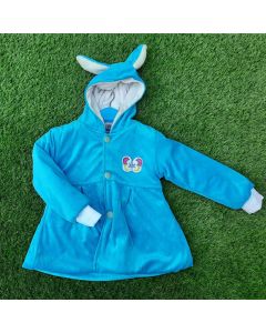 Stylish Rabbit Velvet Jacket For Girls