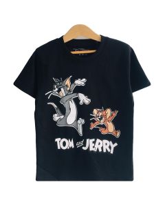 Tom & Jerry Black Boys Tshirts