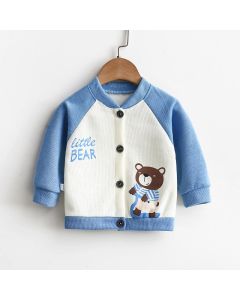 New Fashion Bear Printed Boys Winter Jacket