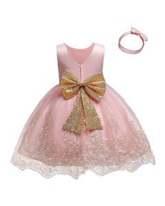 Charming Pink Wedding Dress For Girls