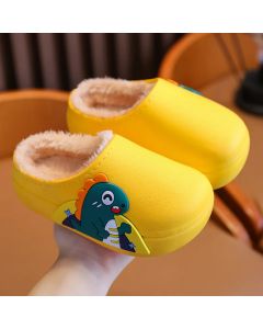 Charming Yellow Winter Kids Shoes