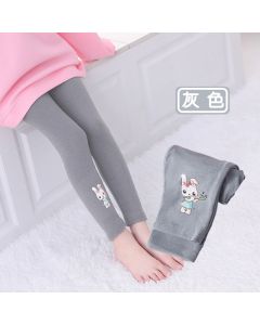 Stylish Gray Toddler Leggings Pants For Girls