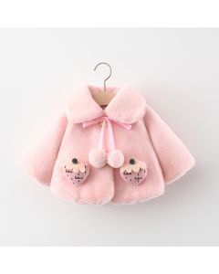 Awesome Cute Hearts Pink Winter Jacket Infant