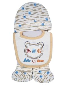 Baby ABC Binnie, Bib & Socks Set