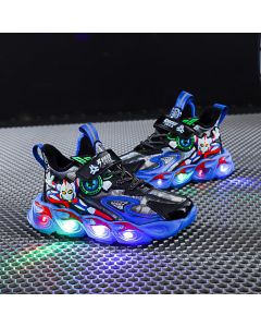 Baby Boys Led Blue Spiderman Shoes