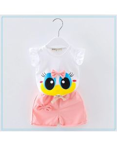 Big Eyes Beautiful Baby Girls Clothing Set