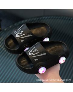 Black Car Baby Led Sandals