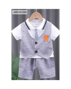 Blue Baby Boys Summer Suits