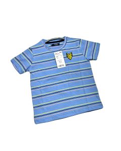 Blue Striped Tshirt For Boys