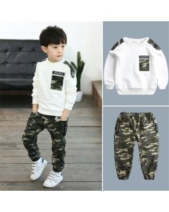 Camo Printed Kids Cltohes for Winter