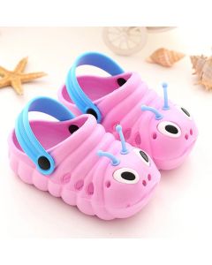 Caterpillar Design Pink Sandal For Kids