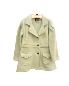 Charming Light Green Baby Girl Winter Jacket