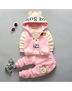Charming Pink Winter Wear For Kids