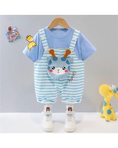 Cute Bear Dungaree Overall For Baby