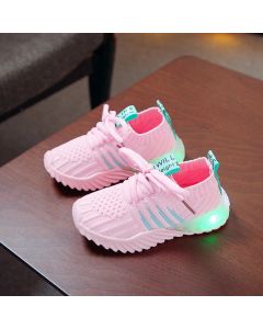 Cute Pink Led Shoes For Toddlers
