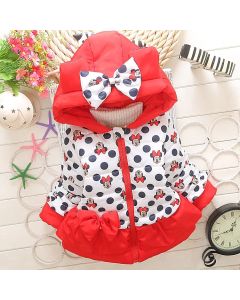 Girls Soft Mickey Baby Jacket