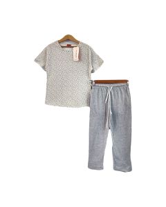 Gray Essential Girls Clothing Sets