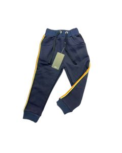 Navy Blue Essential Fleece Trousers For Boys