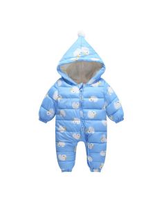 Padded Printed Infant Romper