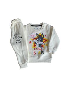 Rising Star Cartoon Printed Cute Winter Outfits For Kids