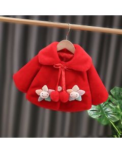 Stylish Red Star Baby Coat Type Winter Jackets For Toddlers