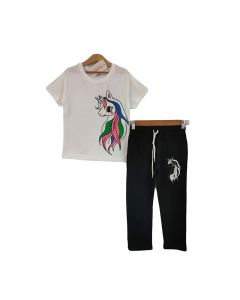 Unicorn Stylish Clothing Set For Baby Girls