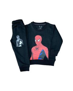 Winter Fleece Full Sleeve Childrens Spiderman Outfits
