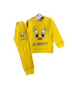 Yellow So Sweaty Winter Set For Children
