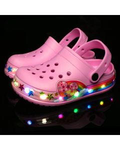LED Crocs Sandals For Baby Girls