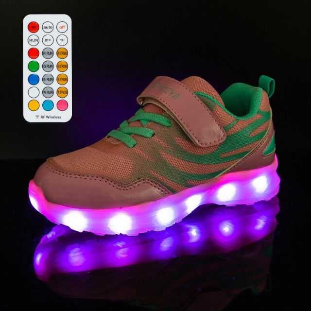 Remote Control Multicolor Led Sneakers For Boys The Bobo Store
