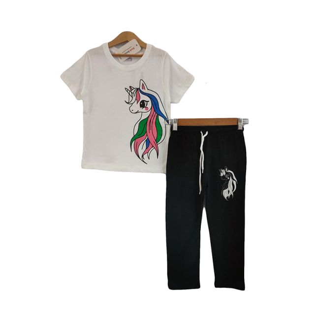 Little girl unicorn clothes top