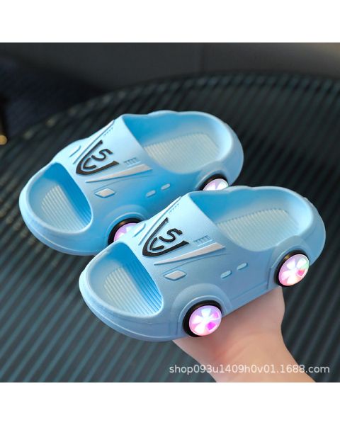 Cute Sky Blue Baby Led Slippers