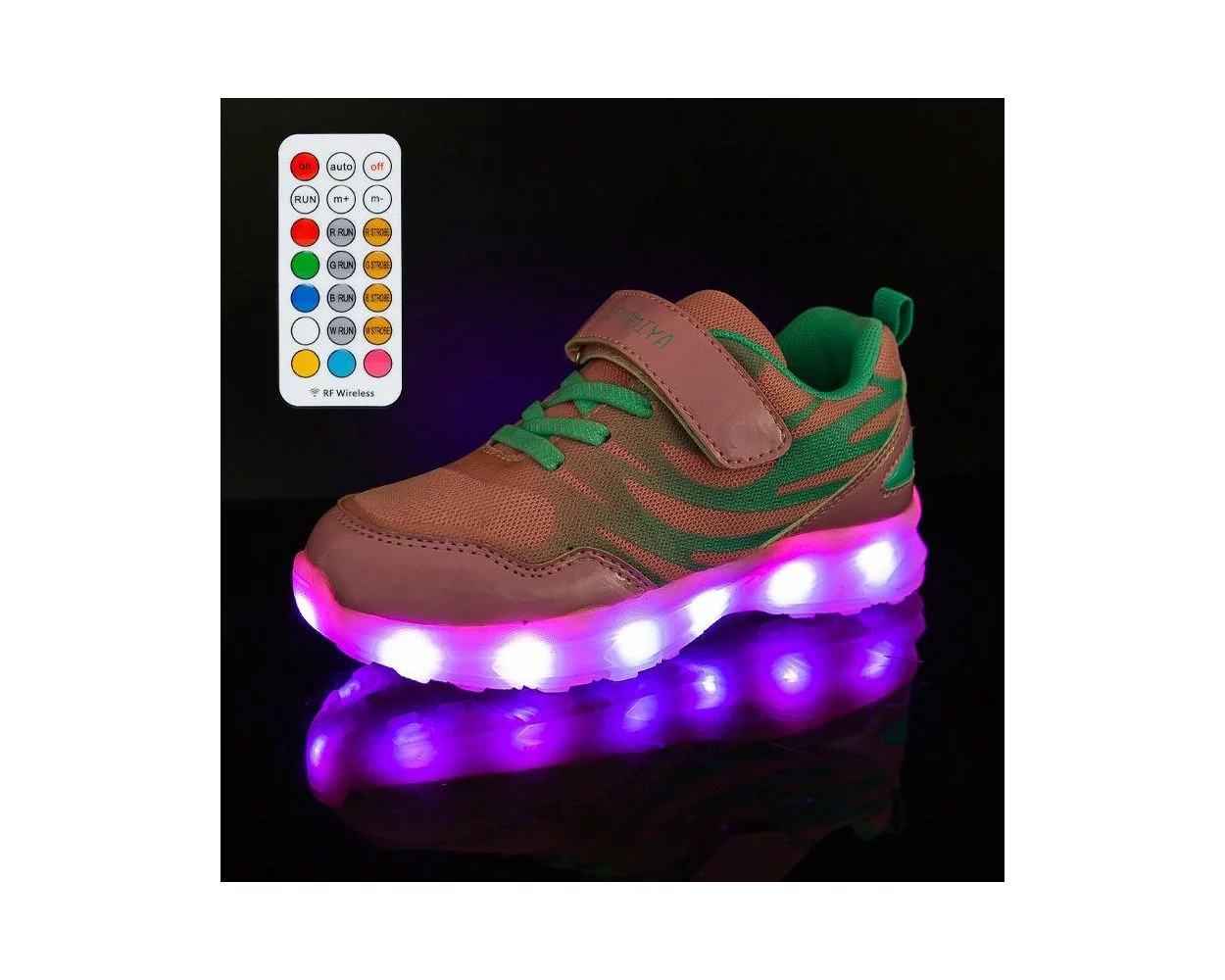 Remote Control Led Light Shoes For Kids The Bobo Store