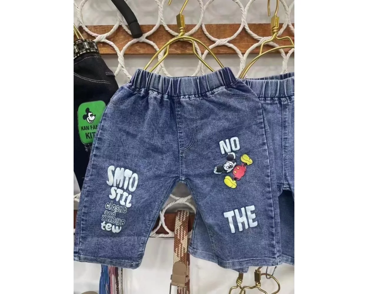 Infant denim best sale shorts