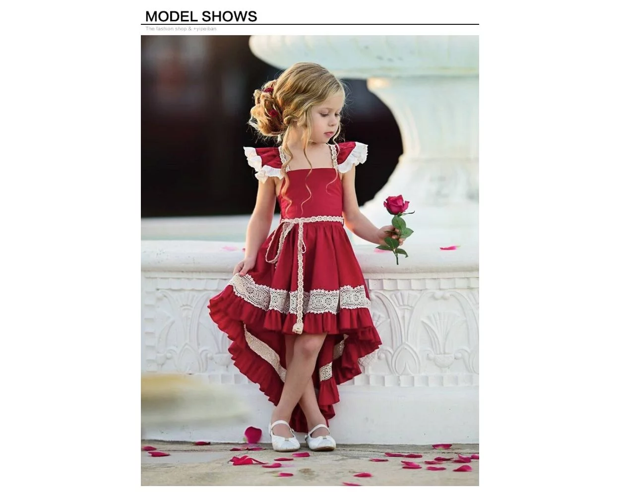 Charming Red Baby Girl Dress The Bobo Store