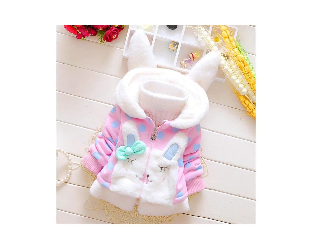 Infant girl winter jacket top