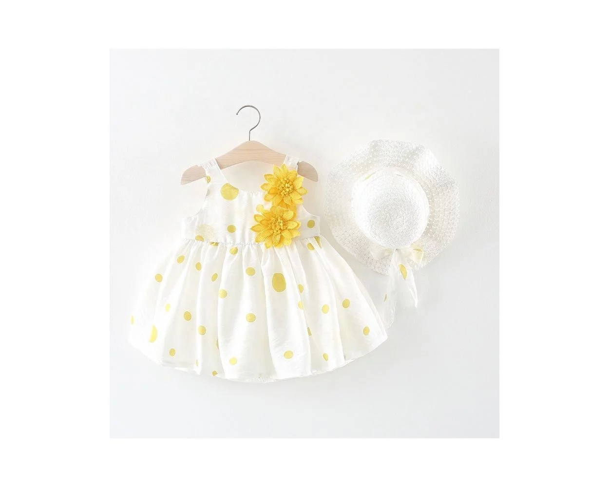 Baby girl in frock sales