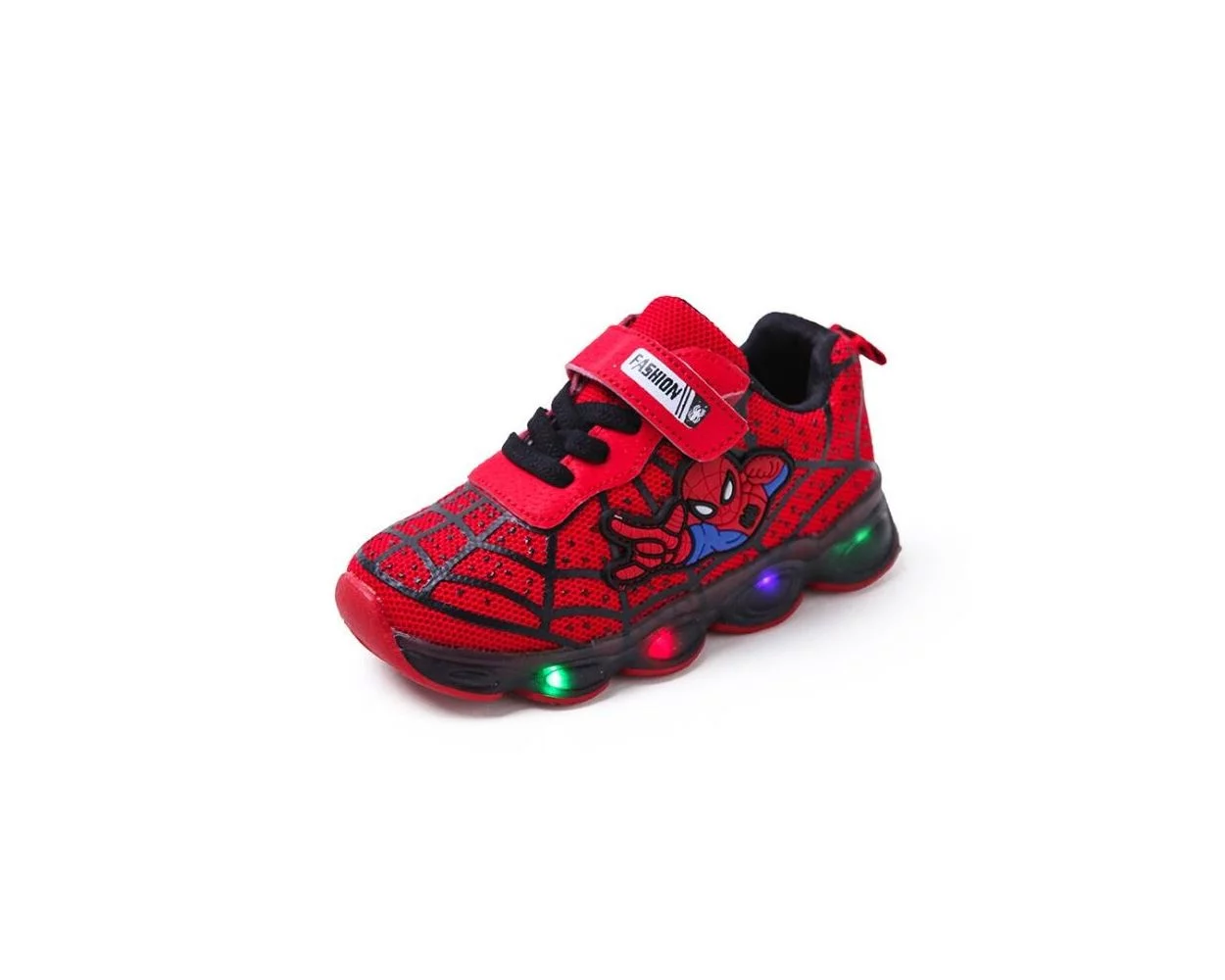 Red spiderman shoes hotsell