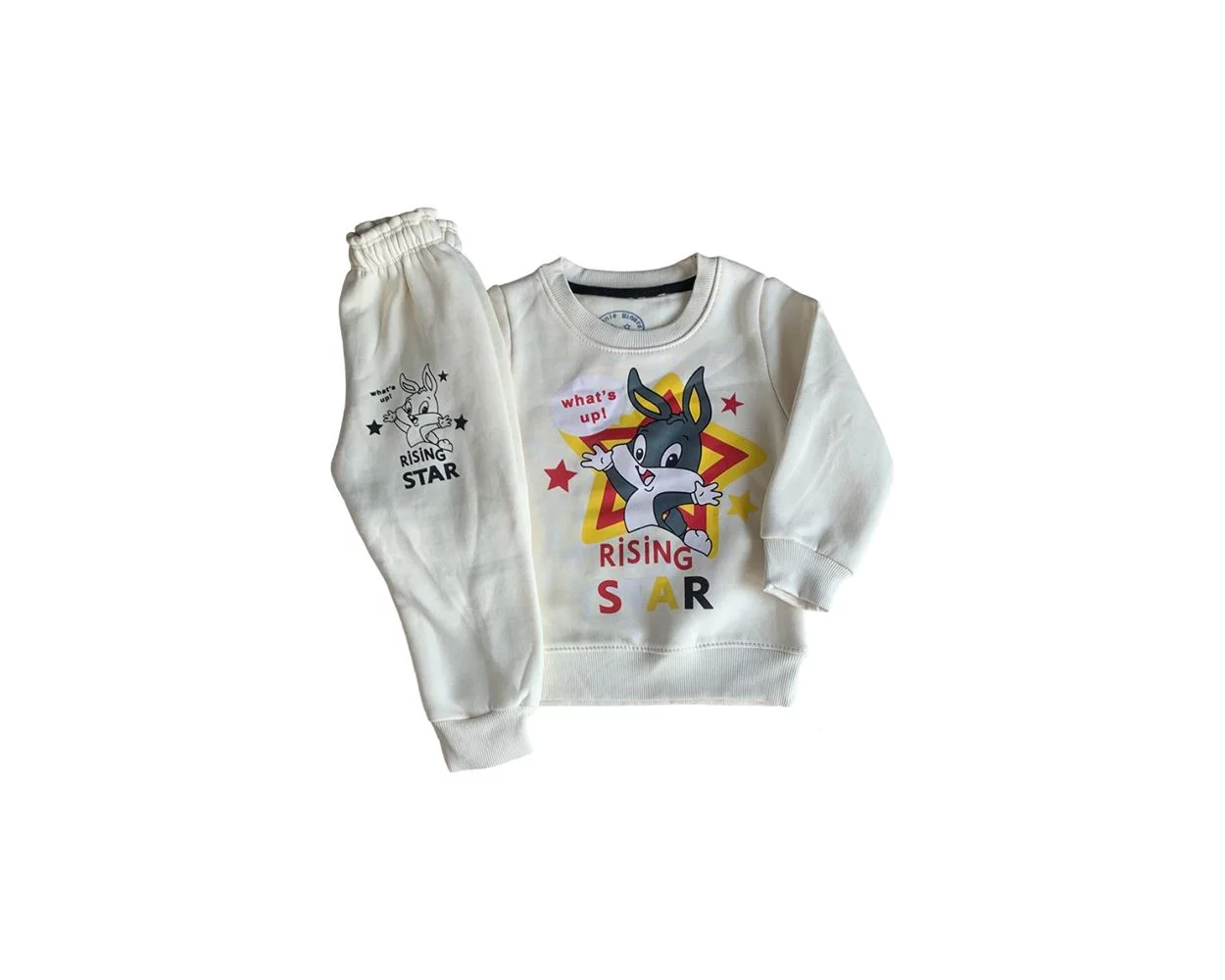 Rising Star Cartoon Printed Cute Winter Outfits For Kids The