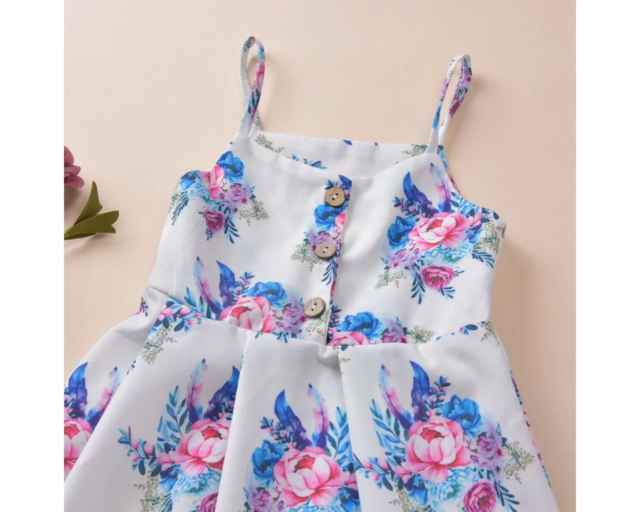 Small Flowers Designer Frock Suit For Girls The Bobo Store