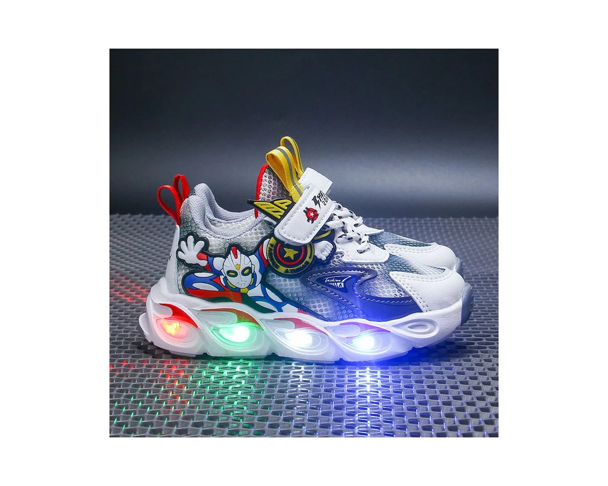 White Spiderman Sneakers For Boys The Bobo Store