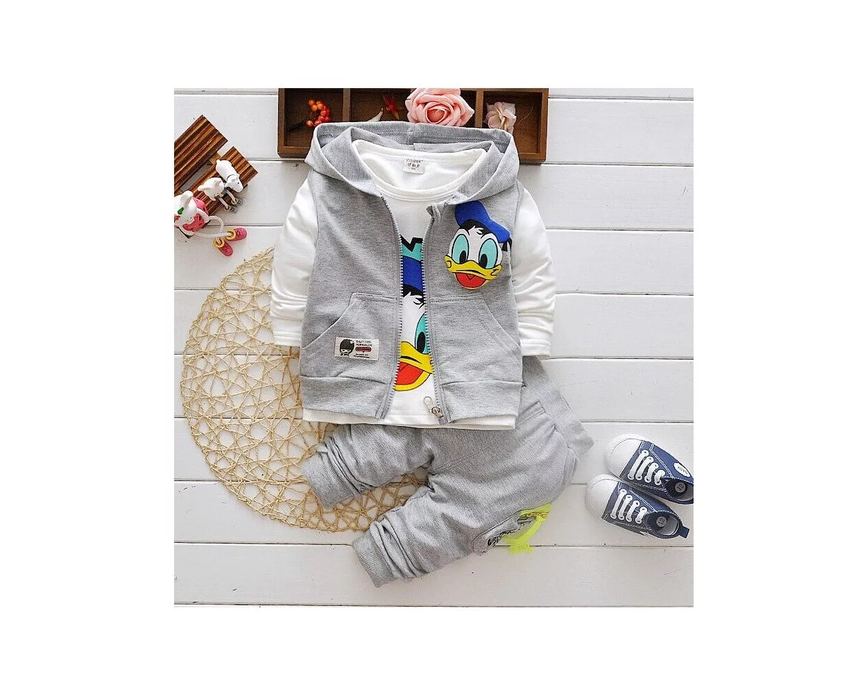 Duck dress for baby boy top