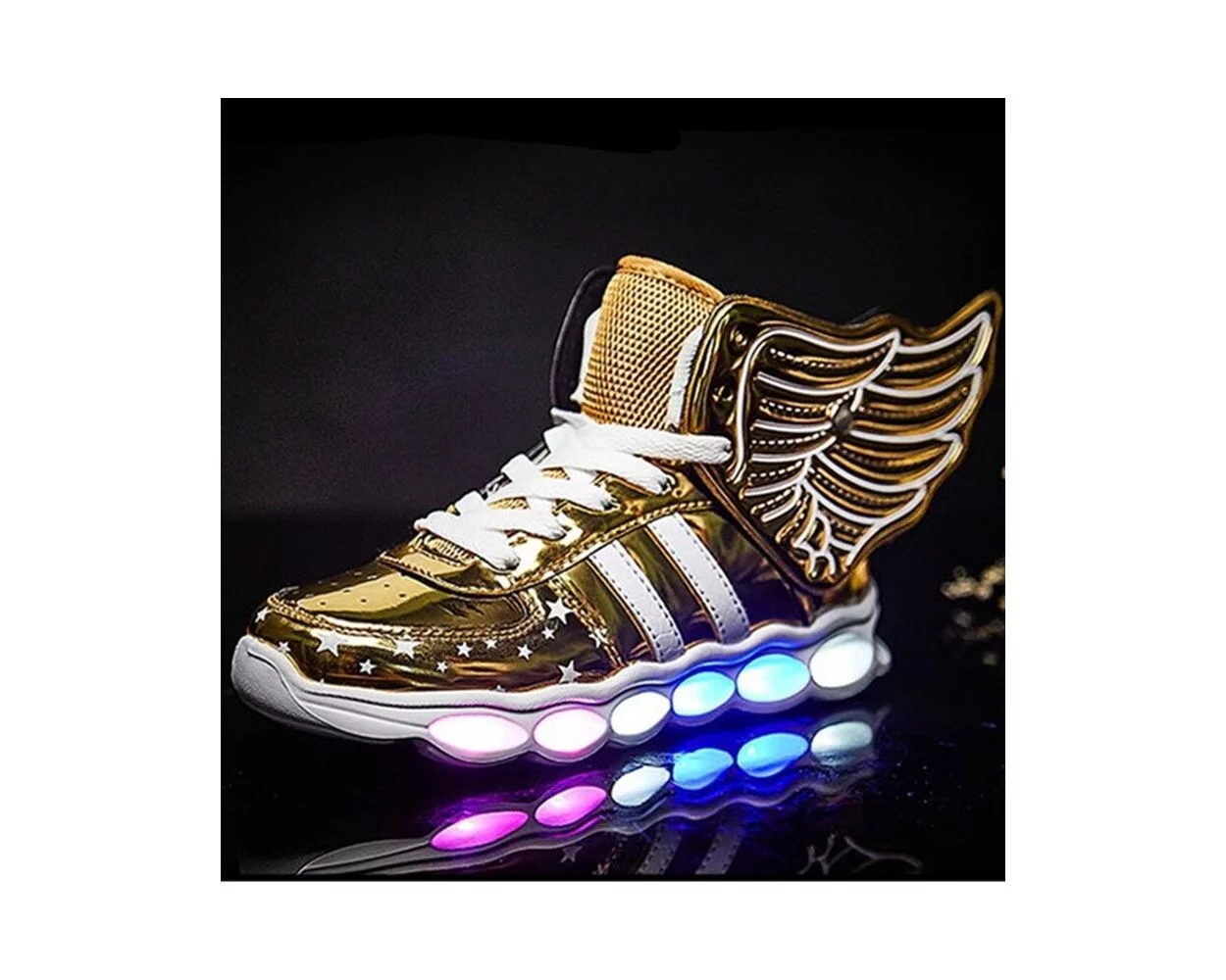 USB Charging Led Girl Shoes The Bobo Store