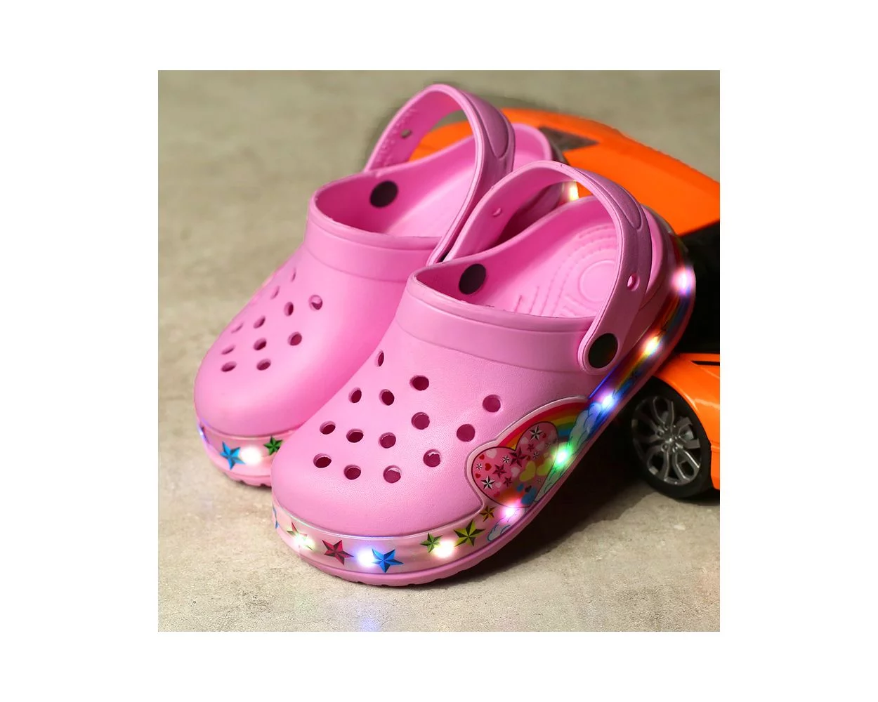 LED Crocs Sandals For Baby Girls The Bobo Store